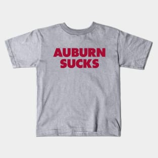 Auburn sucks - Alabama college gameday rivalry Kids T-Shirt